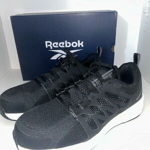 Reebok Black and White Running Sneakers